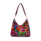 SMALL PENELOPE BAG - OOAK HUIPIL - VINO TINTO - NO. 202498