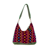 SMALL PENELOPE BAG - OOAK HUIPIL - EMERALD - NO. 202612