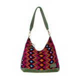 SMALL PENELOPE BAG - OOAK HUIPIL - EMERALD - NO. 202612