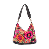 SMALL PENELOPE BAG - OOAK HUIPIL - BLACK - NO. 202618