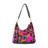 SMALL PENELOPE BAG - OOAK HUIPIL - BLACK - NO. 202630