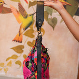 SMALL PENELOPE BAG - OOAK HUIPIL - BLACK - NO. 202630