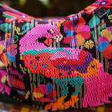 SMALL PENELOPE BAG - OOAK HUIPIL - BLACK - NO. 202630