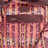 BEATRIZ MCDB + DIAMANTE STRAP - OOAK HUIPIL - VINO TINTO - NO. 242777