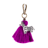 CLASSIC TASSEL - BEADED ZEBRA CHARM - NO. 242830