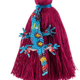 CLASSIC TASSEL - BEADED GECKO CHARM - NO. 242836