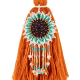CLASSIC TASSEL - BEADED SUNFLOWER CHARM - NO. 242898
