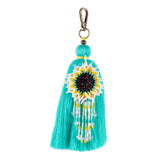 CLASSIC TASSEL - BEADED SUNFLOWER CHARM - NO. 242899