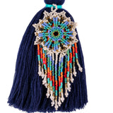 CLASSIC TASSEL - BEADED FLOWER CHARM - NO. 242903
