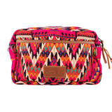 LARGE WANDER BAG + STRAP SET - OOAK HUIPIL - CAFE - NO. 242921