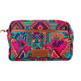 LARGE WANDER BAG + STRAP SET - OOAK HUIPIL - CAFE - NO. 242923