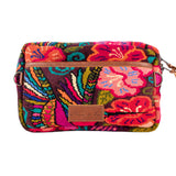 LARGE WANDER BAG + STRAP SET - OOAK HUIPIL - CAFE - NO. 242929