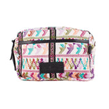 WANDER CROSSBODY SET - OOAK HUIPIL - BLACK - NO. 242970