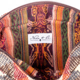 **SHIP WINDOW** WANDER CROSSBODY SET - OOAK HUIPIL - VINO TINTO - NO. 242975