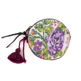 CIRCLE COIN PURSE - OOAK HUIPIL - BLACK - NO. 243300