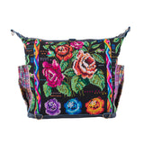 BEATRIZ CDB + DIAMANTE STRAP - OOAK HUIPIL - NAVY - NO. 243585