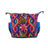 BEATRIZ MCDB + DIAMANTE STRAP - OOAK HUIPIL - NAVY - NO. 243600