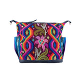 BEATRIZ MCDB + DIAMANTE STRAP - OOAK HUIPIL - NAVY - NO. 243600