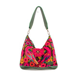 SMALL PENELOPE BAG - OOAK HUIPIL - EMERALD - NO. 243702