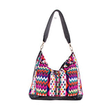 SMALL PENELOPE BAG - OOAK HUIPIL - BLACK - NO. 243703