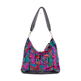 SMALL PENELOPE BAG - OOAK HUIPIL - BLACK - NO. 243704