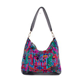 SMALL PENELOPE BAG - OOAK HUIPIL - BLACK - NO. 243704