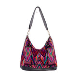 SMALL PENELOPE BAG - OOAK HUIPIL - BLACK - NO. 243709