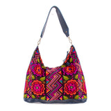 PENELOPE BAG - OOAK HUIPIL - NAVY - NO. 243713