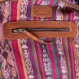 BEATRIZ CDB + DIAMANTE STRAP - OOAK HUIPIL - CAFE - NO. 243729
