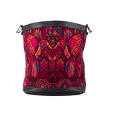 CORA BUCKET BAG - OOAK HUIPIL - BLACK - NO. 243781