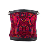 CORA BUCKET BAG - OOAK HUIPIL - BLACK - NO. 243781