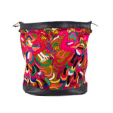 CORA BUCKET BAG - OOAK HUIPIL - BLACK - NO. 243783