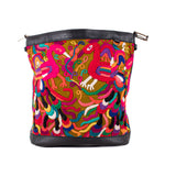CORA BUCKET BAG - OOAK HUIPIL - BLACK - NO. 243783