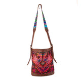 CORA BUCKET BAG - OOAK HUIPIL - CAFE - NO. 243787