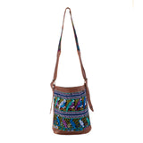 CORA BUCKET BAG - OOAK HUIPIL - CAFE - NO. 243788