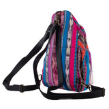 SIGNATURE EDITION LARGE CROSSBODY SLING - OOAK HUIPIL - BLACK - NO. 243853