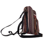 SIGNATURE EDITION LARGE CROSSBODY SLING - OOAK HUIPIL - BLACK - NO. 243854