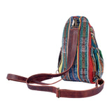 SIGNATURE EDITION LARGE CROSSBODY SLING - OOAK HUIPIL - COPPER - NO. 243871