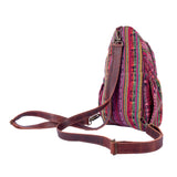 SIGNATURE EDITION LARGE CROSSBODY SLING - OOAK HUIPIL - COPPER - NO. 243872