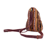 SIGNATURE EDITION LARGE CROSSBODY SLING - OOAK HUIPIL - COPPER - NO. 243875