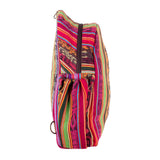 SIGNATURE EDITION LARGE CROSSBODY SLING - OOAK HUIPIL - HONEY - NO. 243881