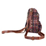 SIGNATURE EDITION LARGE CROSSBODY SLING - OOAK HUIPIL - HONEY - NO. 243884