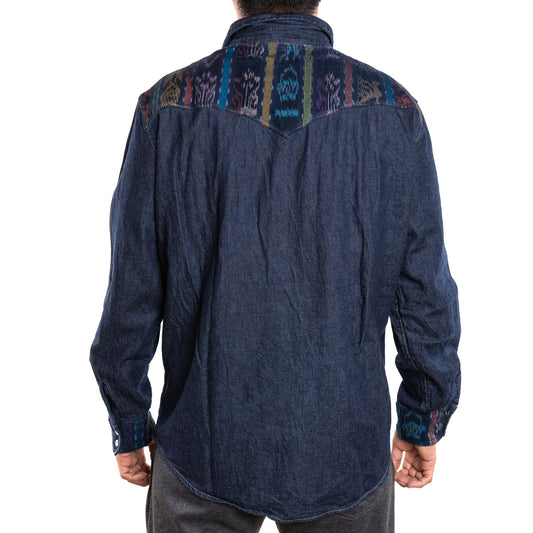 OOAK VINTAGE DENIM SHIRT - SIZE XL - NO. 019