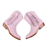 ADELA WESTERN BOOTS - LAVENDER