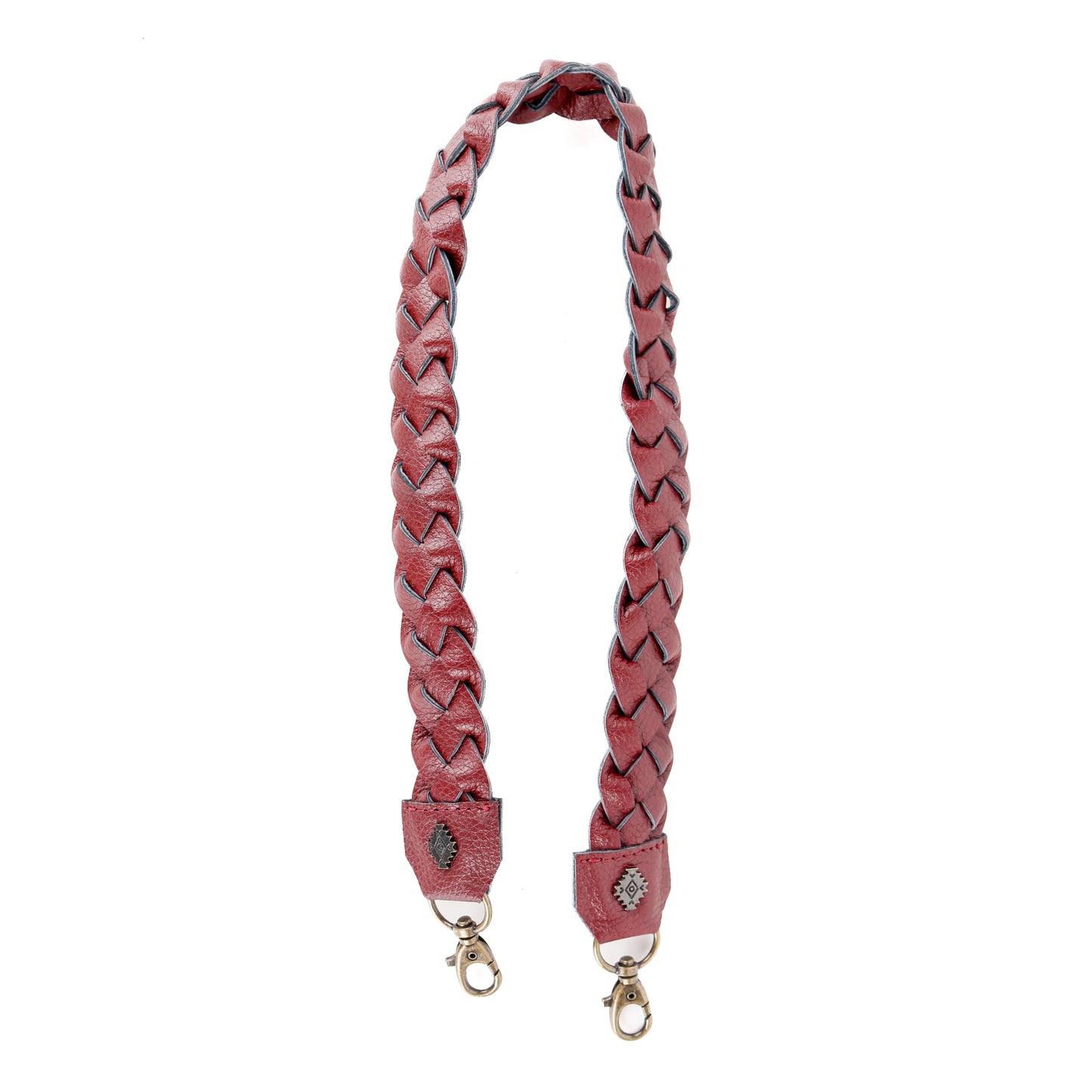 DRAWSTRING BUCKET BAG - OOAK HUIPIL - AMARANTH - NO. 16056