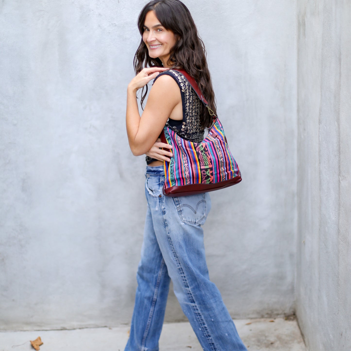 SMALL PENELOPE BAG - CORTE - AMARANTH - NO. 18810