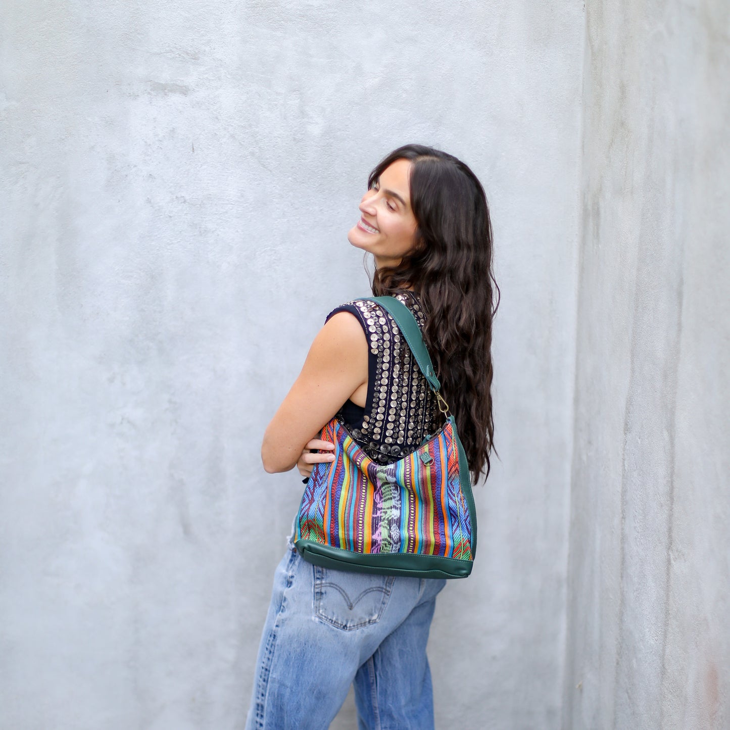 SMALL PENELOPE BAG - CORTE - EVERGLADE - NO. 18811
