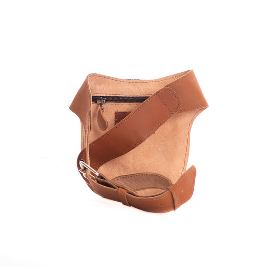 ARCHIVE SALE - HIP SATCHEL - OOAK - CAFE - ITEM NO. 27176