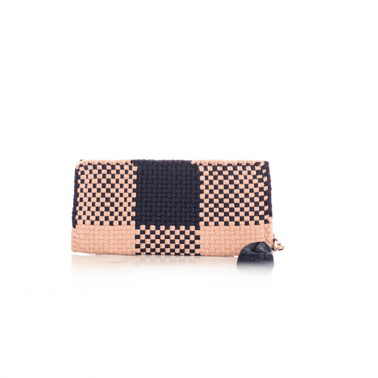 ARCHIVE SALE - NARRA ZIP WALLET - NAVY & BLUSH - ITEM NO. 27356