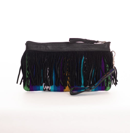ARCHIVE SALE - PERFECT FRINGE CLUTCH - FEARLESS - BLACK - ITEM NO. 27390